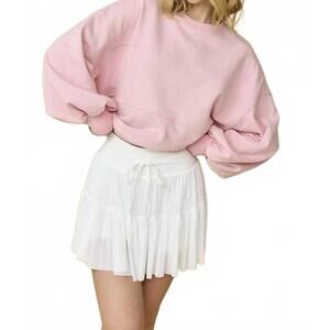 NEW PAPERMOON squad goals mini skort in white